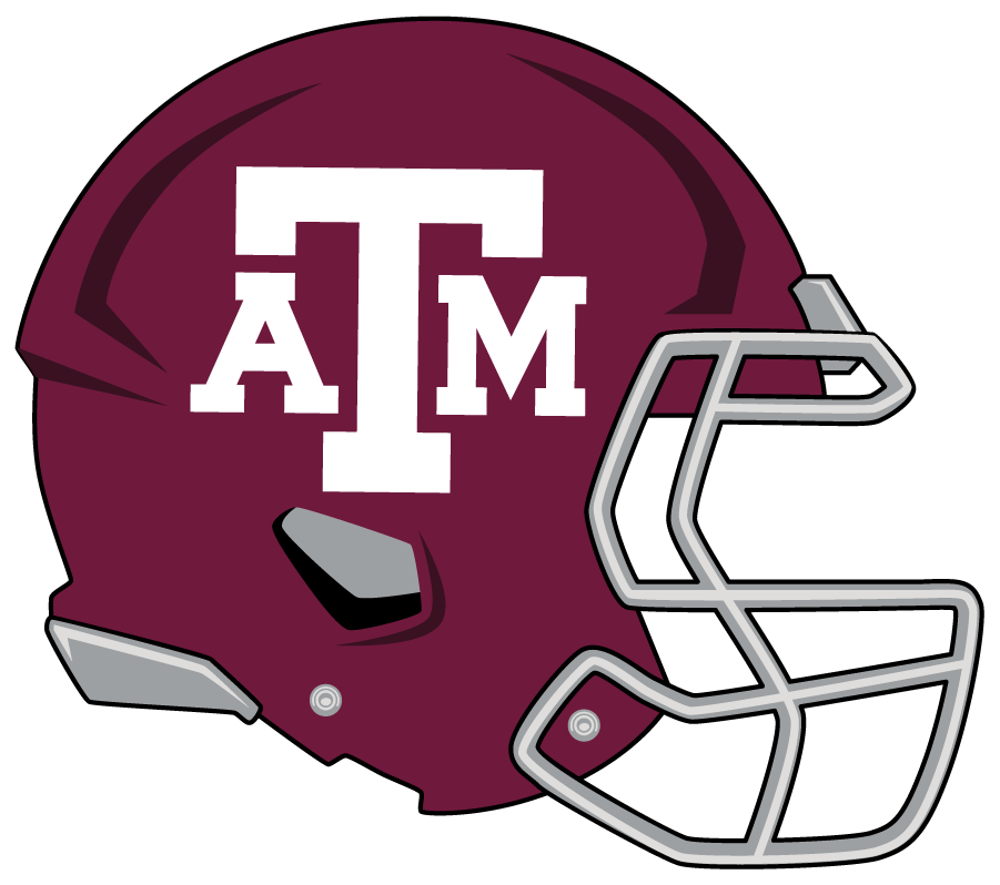 Texas A M Aggies 2012-2016 Helmet Logo v2 diy DTF decal sticker